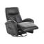 90 cm Wide Faux Leather Rocker and Swivel Recliner