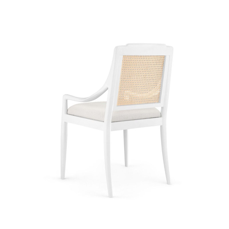 Veronika Linen Armchair, White