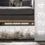 Tapis à poil long performance gris clair, beige et ivoire Makenna-723129567