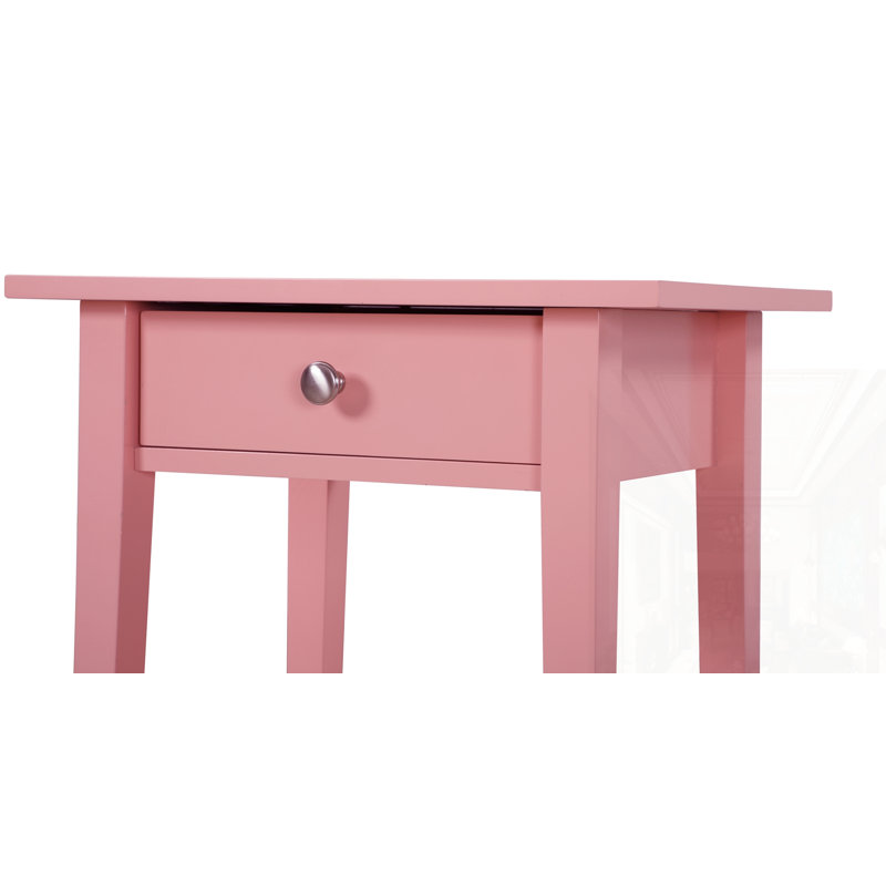 Table de chevet Contemporary, Rose
