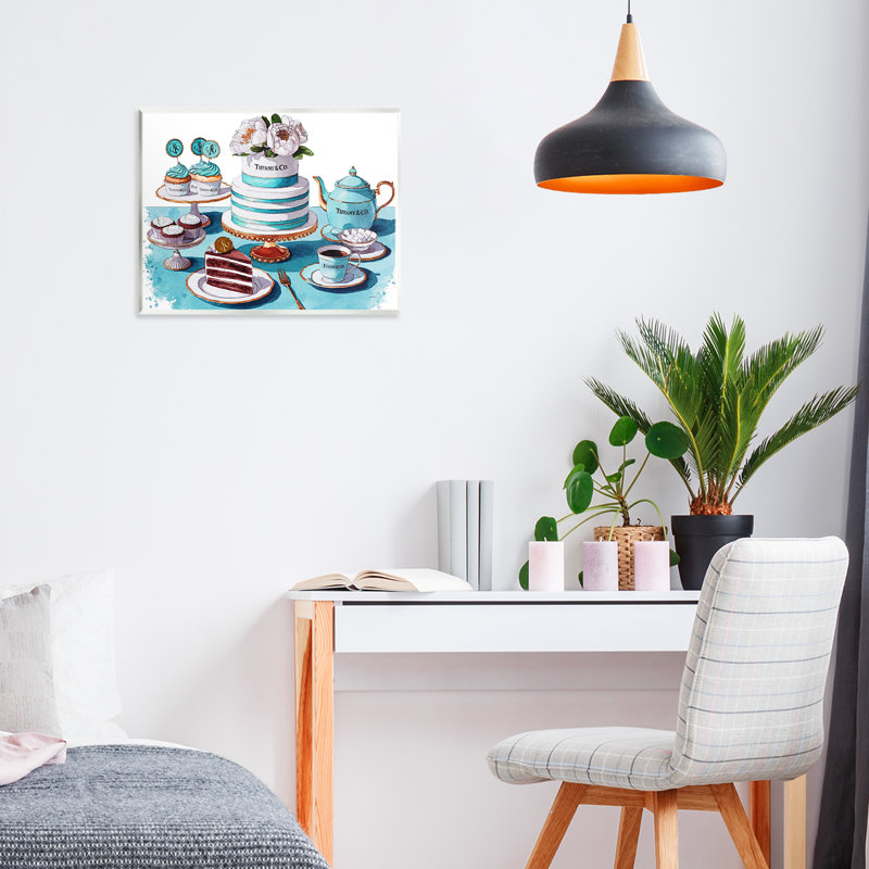 Plaque murale luxueuse «Glam Dessert Spread», design par Amanda Greenwood