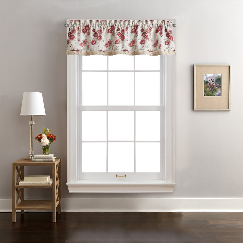 Barbra Floral Tailored Window Valance