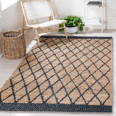 Lyon Geometric Hand Loom Tan Area Rug