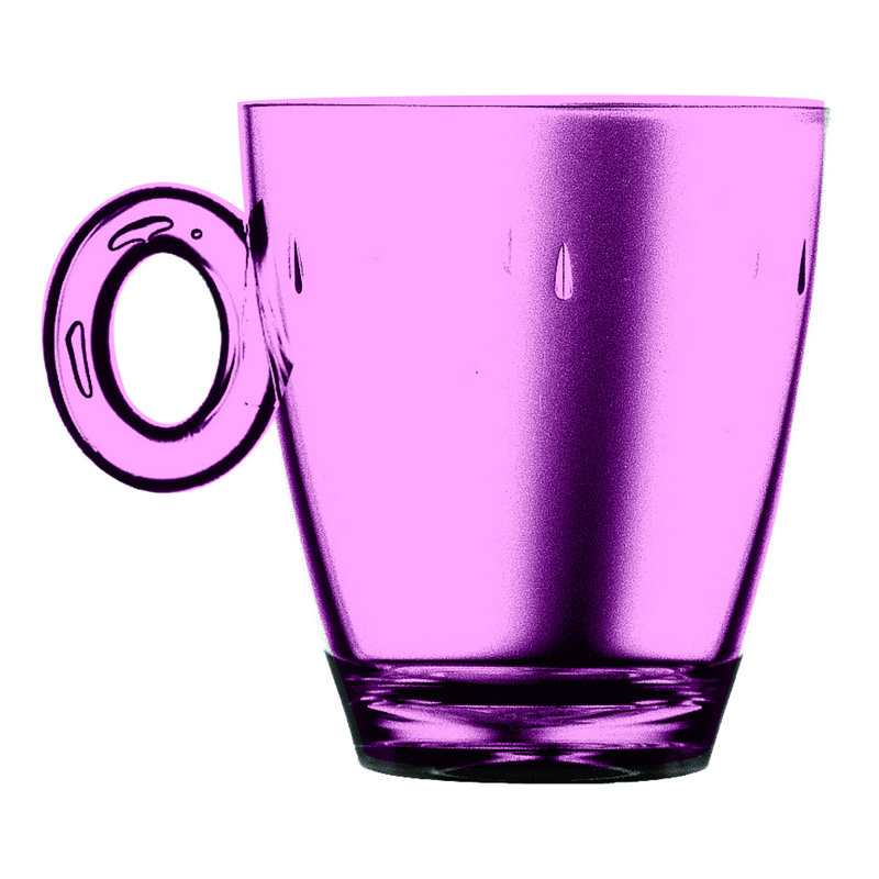 Tasse en polycarbonate - 6 pièces - , Quartz