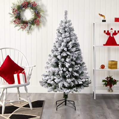 Arbre de Noël en flocage artificiel pin cachemire