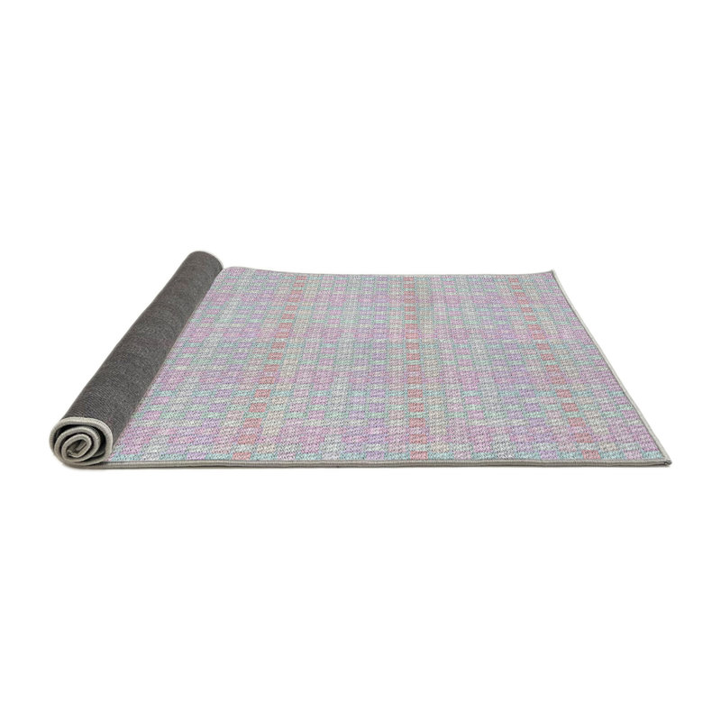 Checkered Indoor Rug, Round 8'