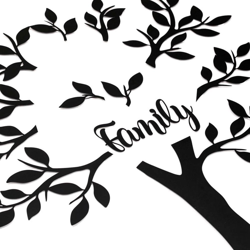 Arbre familial Family Tree, décoration murale pour la maison et l'extérieur - Décoration murale