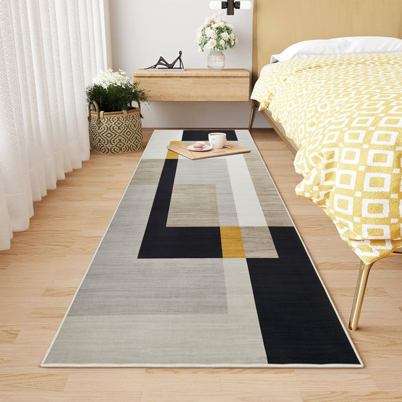 Oriental Machine Tufted Area Rug, Runner 60 x 110 cm