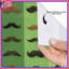 Rideaux de douche à motif moustache-129218599