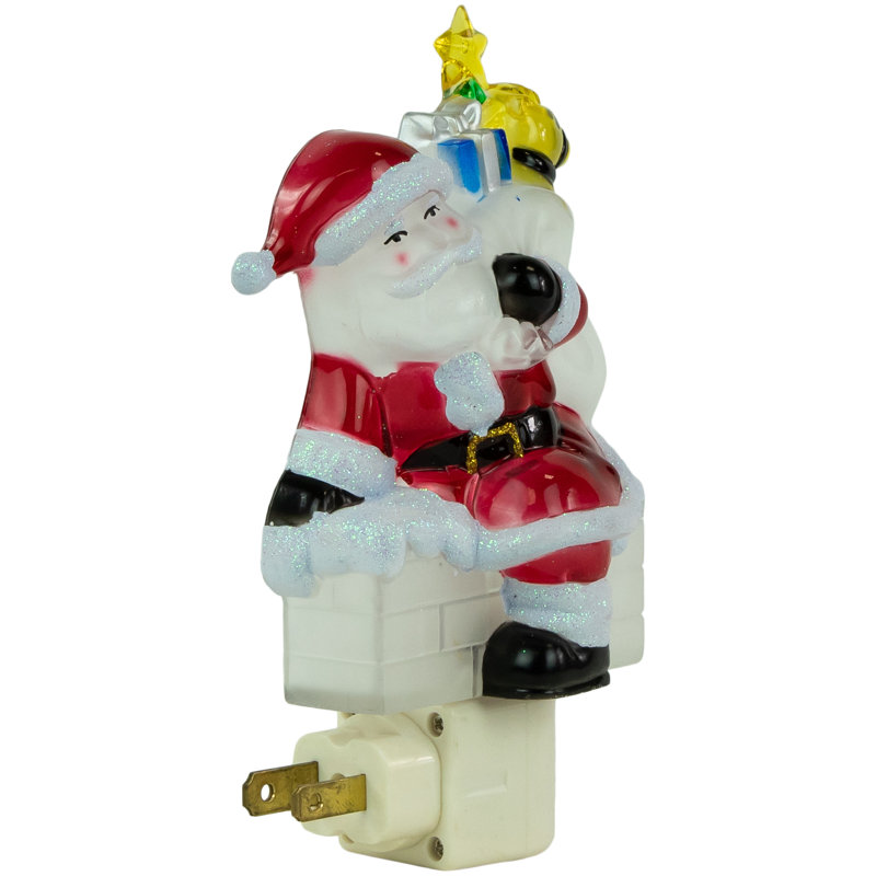 Veilleuse de Noël givrée 6,25 po