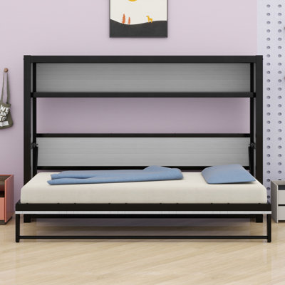 Lit escamotable avec tablettes Murphy