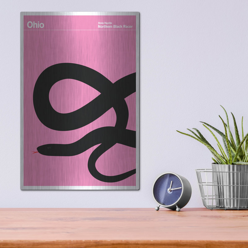 "State Posters OH" par Print Collection, H 16 po x l 12 po