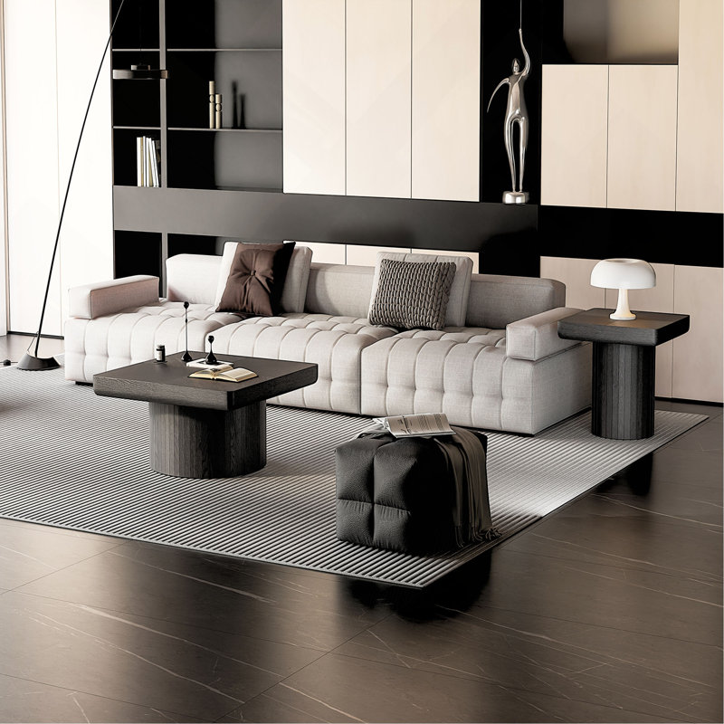 Ensemble de tables basses Modern Modern, Black