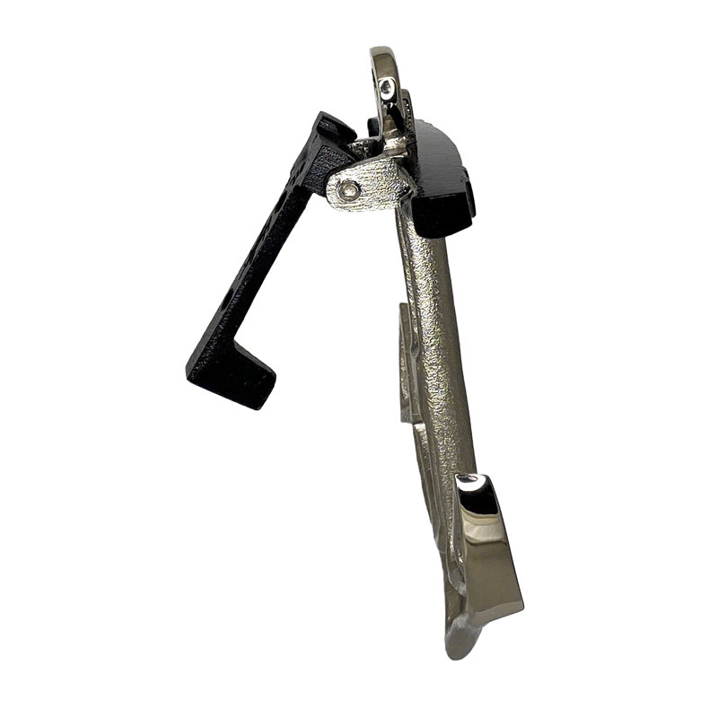 Anchor Door Knocker, 5"H x 3.75"W x 1.25"D, Nickel Silver