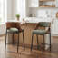 Tabouret de comptoir rembourré Devane-555924768