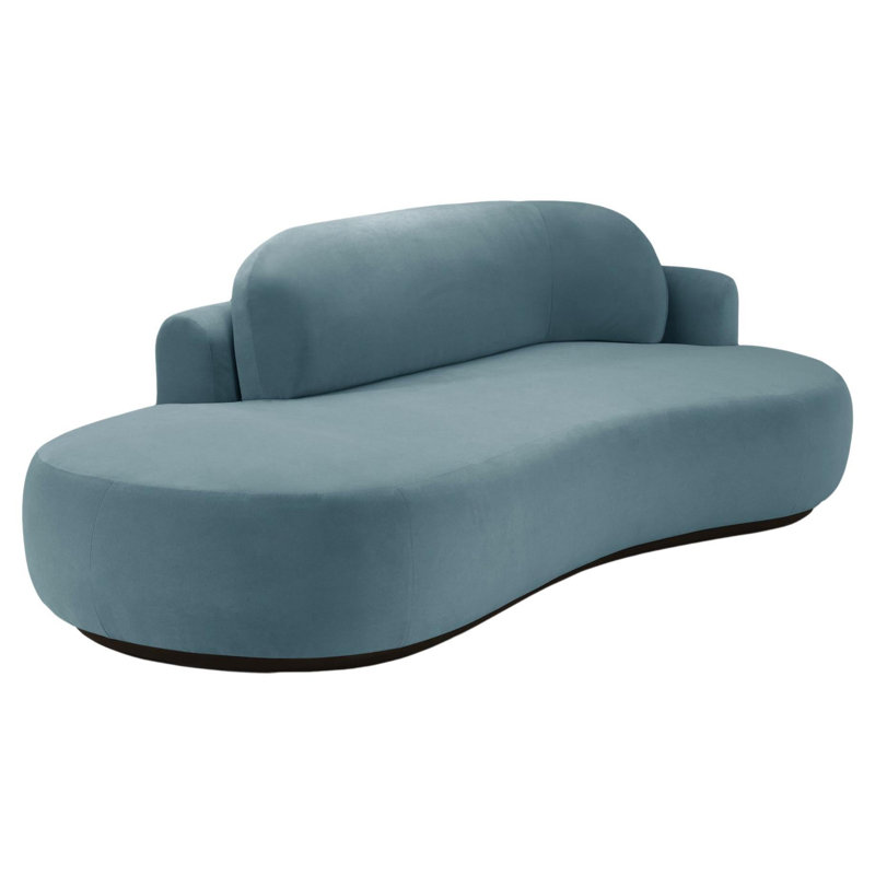 Naked Sofa, Black, Paris Dark Blue Velvet