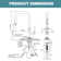 ARCORA Single Handle Pull Down Kitchen Faucet with Soap Dispenser and Deck Plate