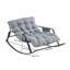 Chaise berçante, fauteuil coulissant rembourré, fauteuil inclinable-535796836