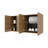 Natural Oak Wall Cabinet Kitchen In Melamine With 4-Door