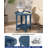 2 Tier HIPS Outdoor Side Table Patio Adirondack Table-1242923834