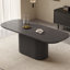 Ensemble de table de salle à manger noir avec chaises-236843662-236843656