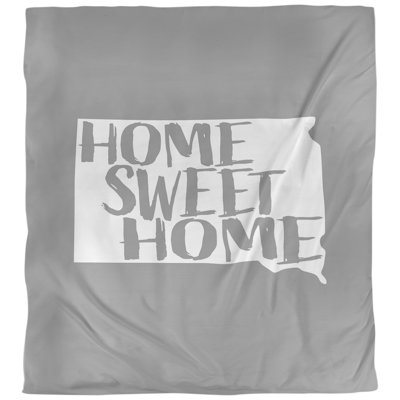 Housse de couette réversible Home Sweet South Dakota