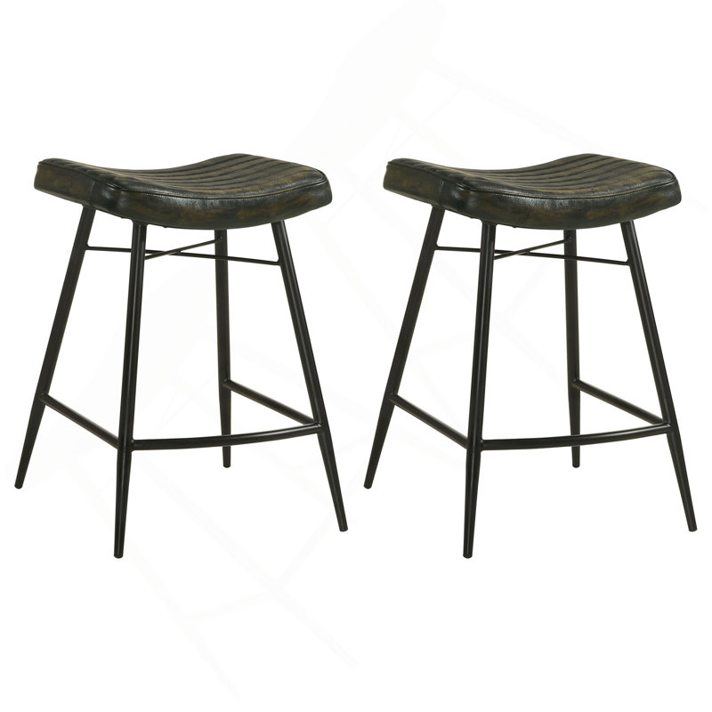 Tabouret de comptoir rembourré Ridgeway (ensemble de 2)