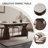  Sintered Stone Solid Wood Oak white and brown Dining Table-613329700
