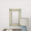 Miroir mural en nacre bleu-86602850