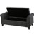 Modern Upholstered Seat With Rolled Arms And Spacious Storage Compartment Stylish Immaculate Interior Design-368015401
