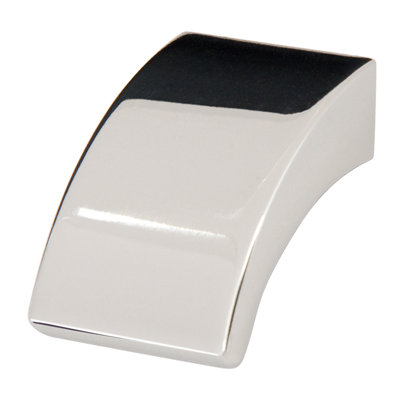 Lancaster 1" Length Polished Nickel Finger Drawer Pull