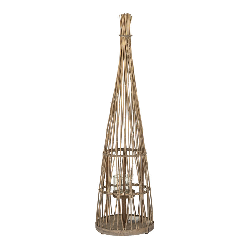 Andrian Wicker Candle Accessories, 110cm H x 30cm W x 30cm D