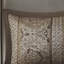 Ensemble de couvre-lit réversible en jacquard luxueux pour très grand lit 5 pièces-129685094