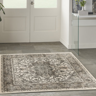  Jurado Oriental Ivory/Gray Area Rug