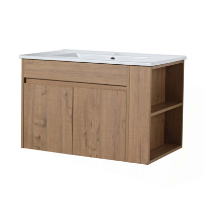 Meuble-lavabo de 30 pouces avec tablette ouverte