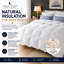 Duck Down Quilted Duvet - Microfibre Cover-1028314315-1028314317