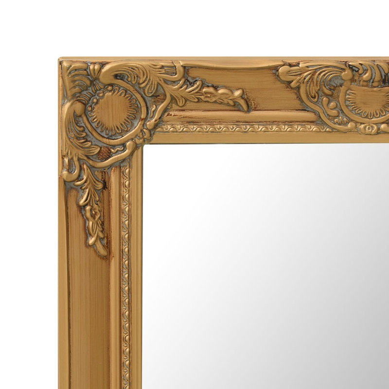 Ginter Rectangle Mirror, 50cm H x 80cm W, Gold