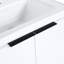 Meuble-lavabo blanc 24 po avec lavabo en céramique - fixation murale pour petits espaces