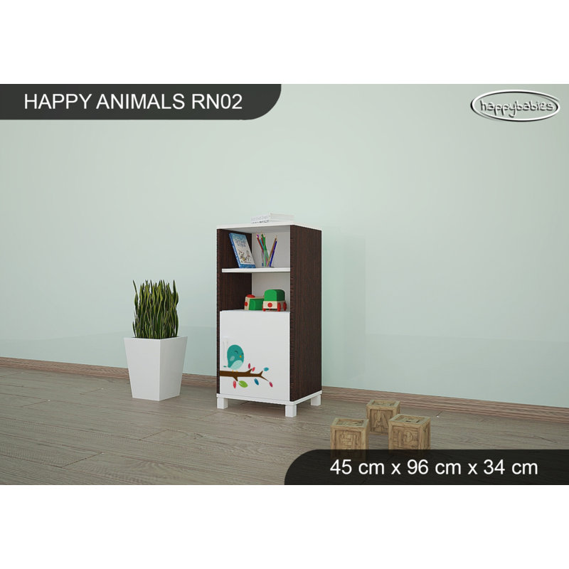 45cm W Animals Kids Cube, Chestnut