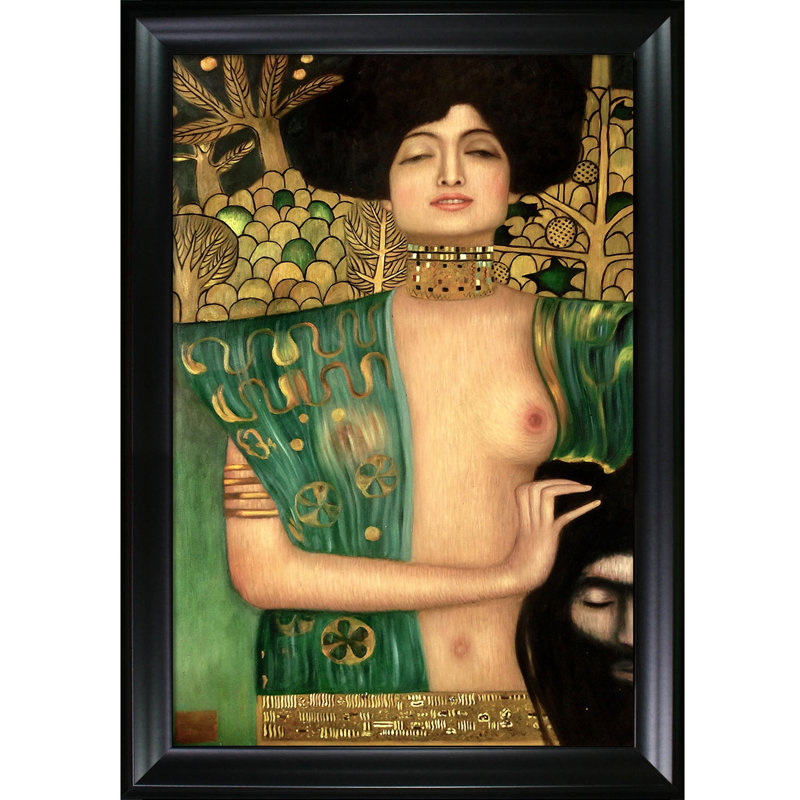 Judith Klimt I, reproduction d'art encadrée, H 41 po x l 29 po x P 2 po, Mat