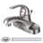 Centerset Single-handle Bathroom Faucet with Drain Assembly-68015840