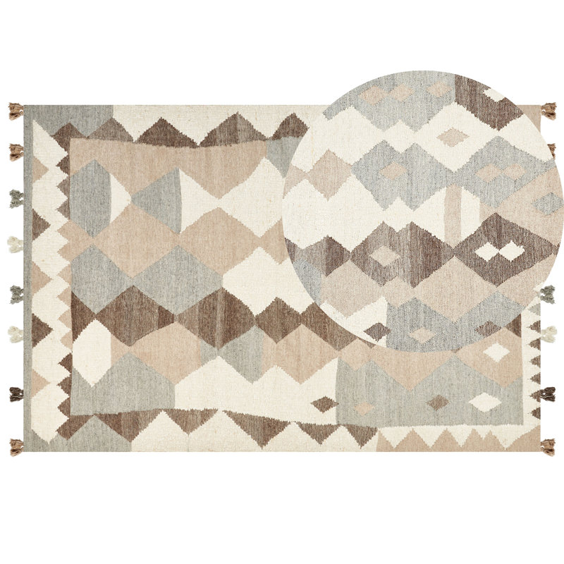 Paucar Chevron Hand Woven Area Rug, Rectangle 200 x 300cm