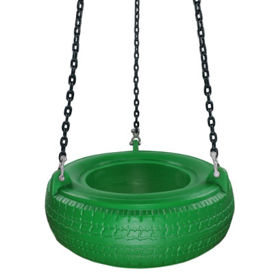 Tire Swing avec chaînes enduites