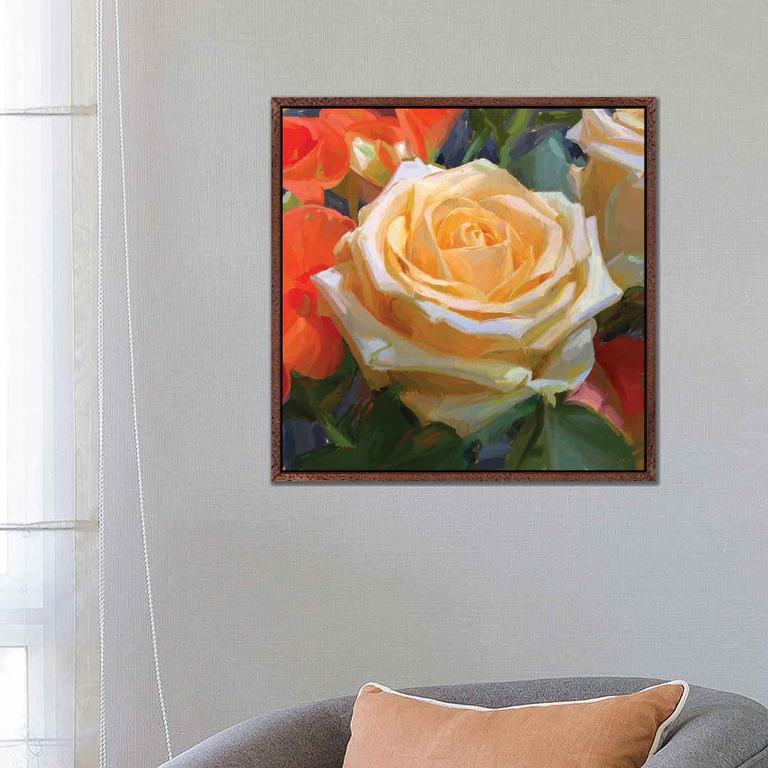 Rose von Svetlana Zyuzina - Galerie-verpackte Leinwand Giclée auf Leinwand