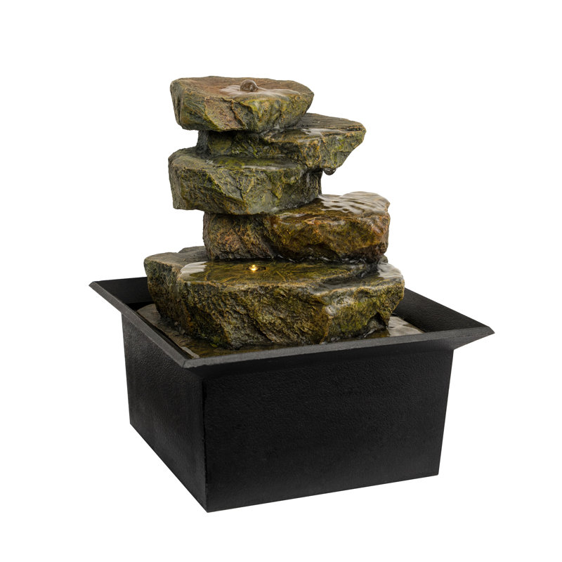 Fontaine de table avec formation de DEL H 8 po Dzmitry