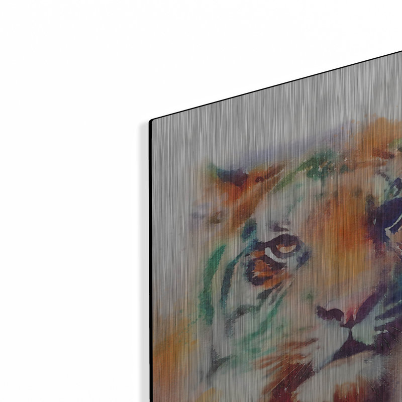 Art luxueux en métal «The Elusive Ii» par Jacqueline Mald «The Elusive Ii» par Jacqueline Maldonado, H 12 po x l 12 po