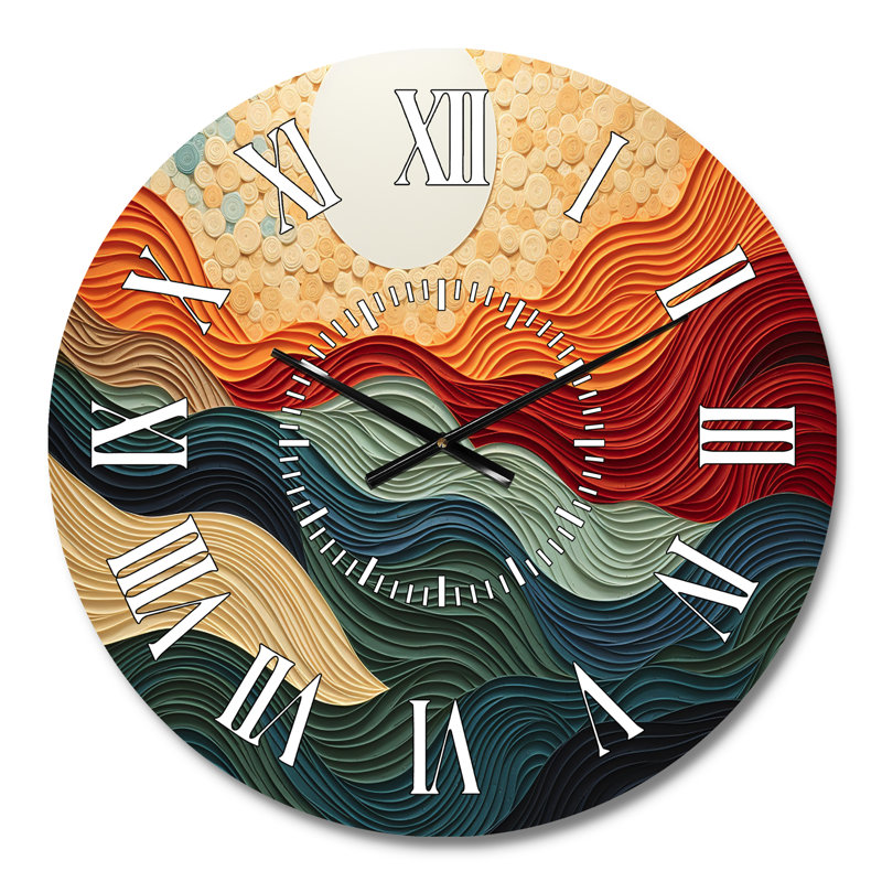 Horloge murale Desert Sands, Médium