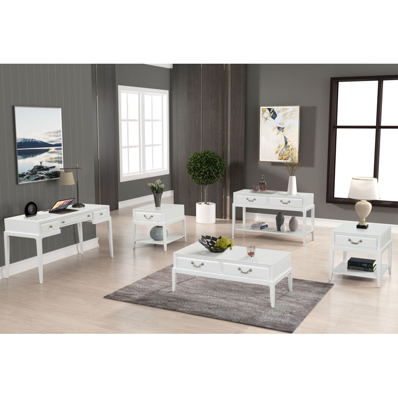 Table de bout avec rangement Alayna