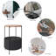 Table de bout haute 24,87 po