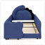 Lit simple pour enfant en forme de dinosaure avec barrières de sécurité, structure en bois massif et tissu bouclé pour un sommeil confortable-1412032487